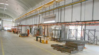 Conveyorised Powder Coating plant for Sca foldings Manufacturer